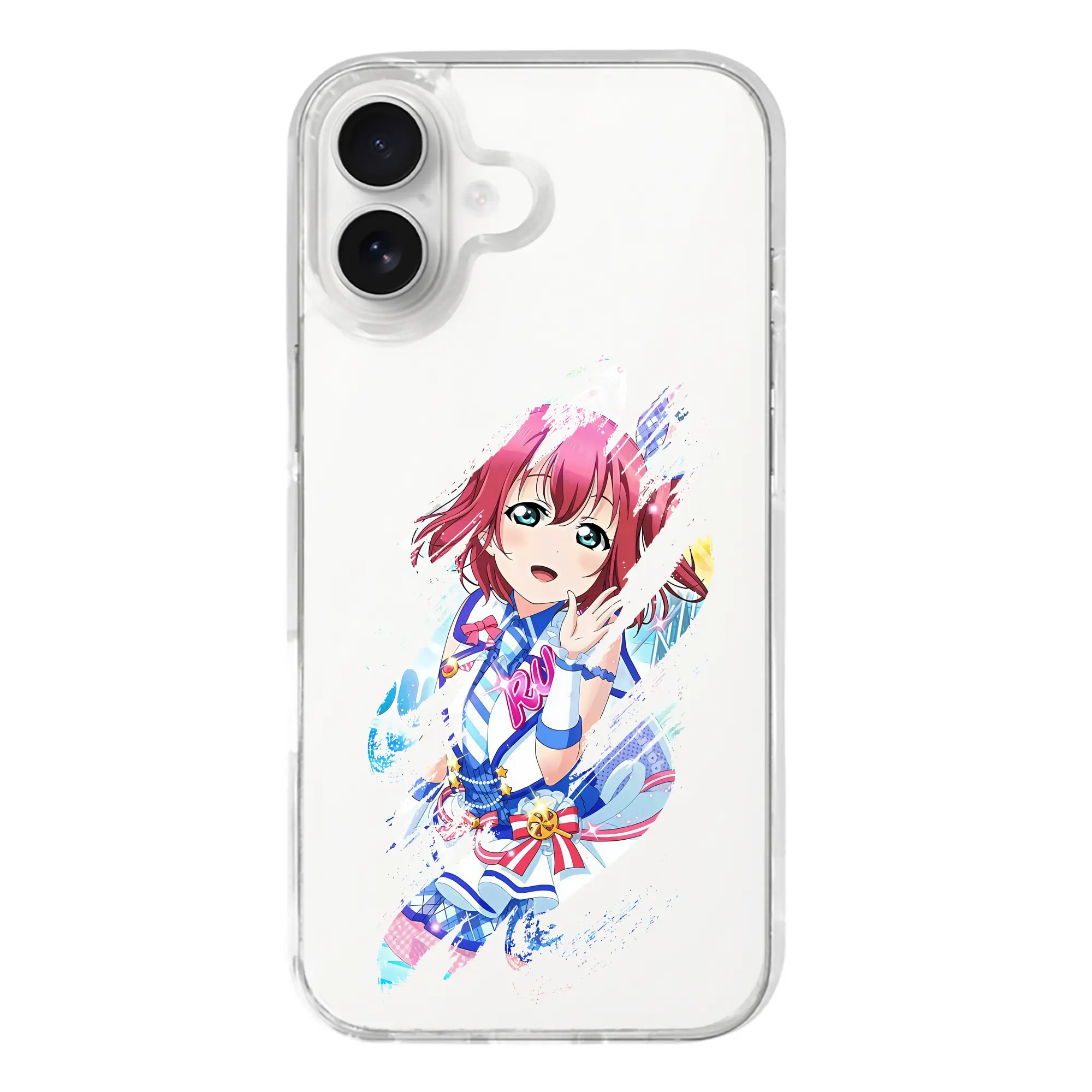 Love Live! グッズ,黒澤ルビィ - iPhone 17シリーズ 透明スマホケース – 薄型・耐衝撃・精密フィット保護カバー